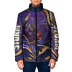 Personalized Gold Coast Titans Padded Jacket Aboriginal Dot Art - Dreamtime Rugby Mascot