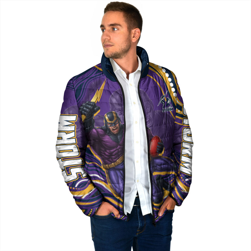 Personalized Gold Coast Titans Padded Jacket Aboriginal Dot Art - Dreamtime Rugby Mascot