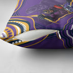 Personalized Gold Coast Titans Pillow Cover Aboriginal Dot Art - Dreamtime Rugby Mascot