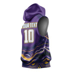 Personalized Gold Coast Titans Sleeveless Hoodie Aboriginal Dot Art - Dreamtime Rugby Mascot
