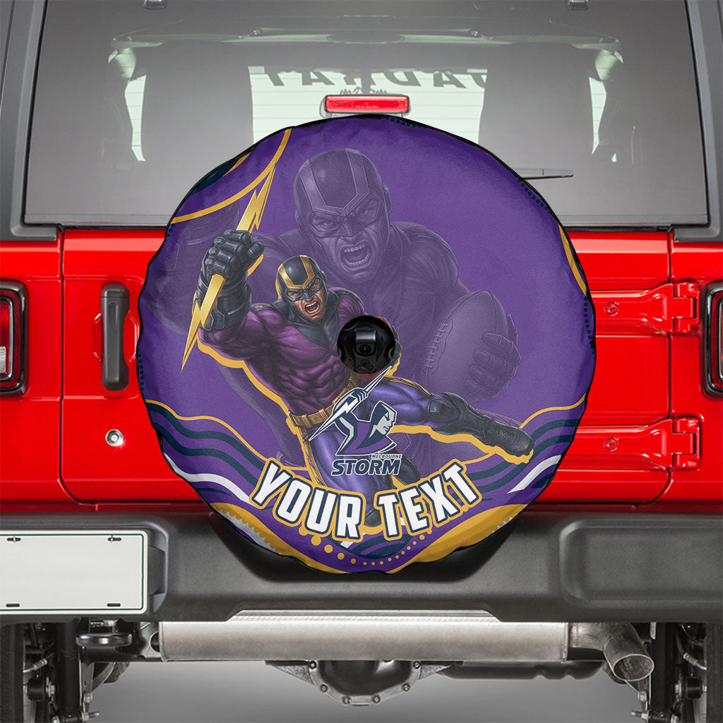 Personalized Gold Coast Titans Spare Tire Cover Aboriginal Dot Art - Dreamtime Rugby Mascot