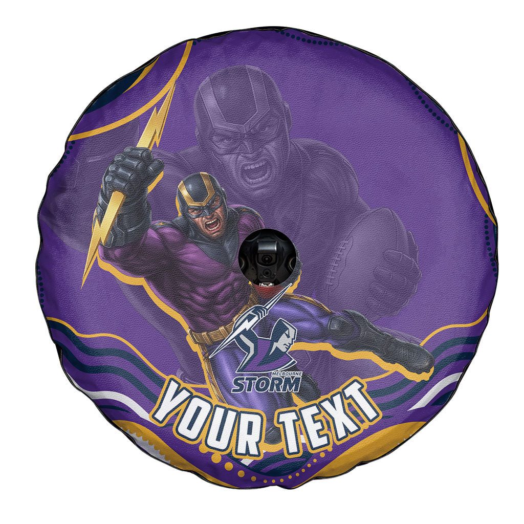 Personalized Gold Coast Titans Spare Tire Cover Aboriginal Dot Art - Dreamtime Rugby Mascot