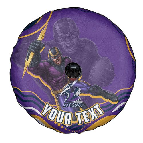 Personalized Gold Coast Titans Spare Tire Cover Aboriginal Dot Art - Dreamtime Rugby Mascot