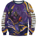 Personalized Gold Coast Titans Sweatshirt Aboriginal Dot Art - Dreamtime Rugby Mascot