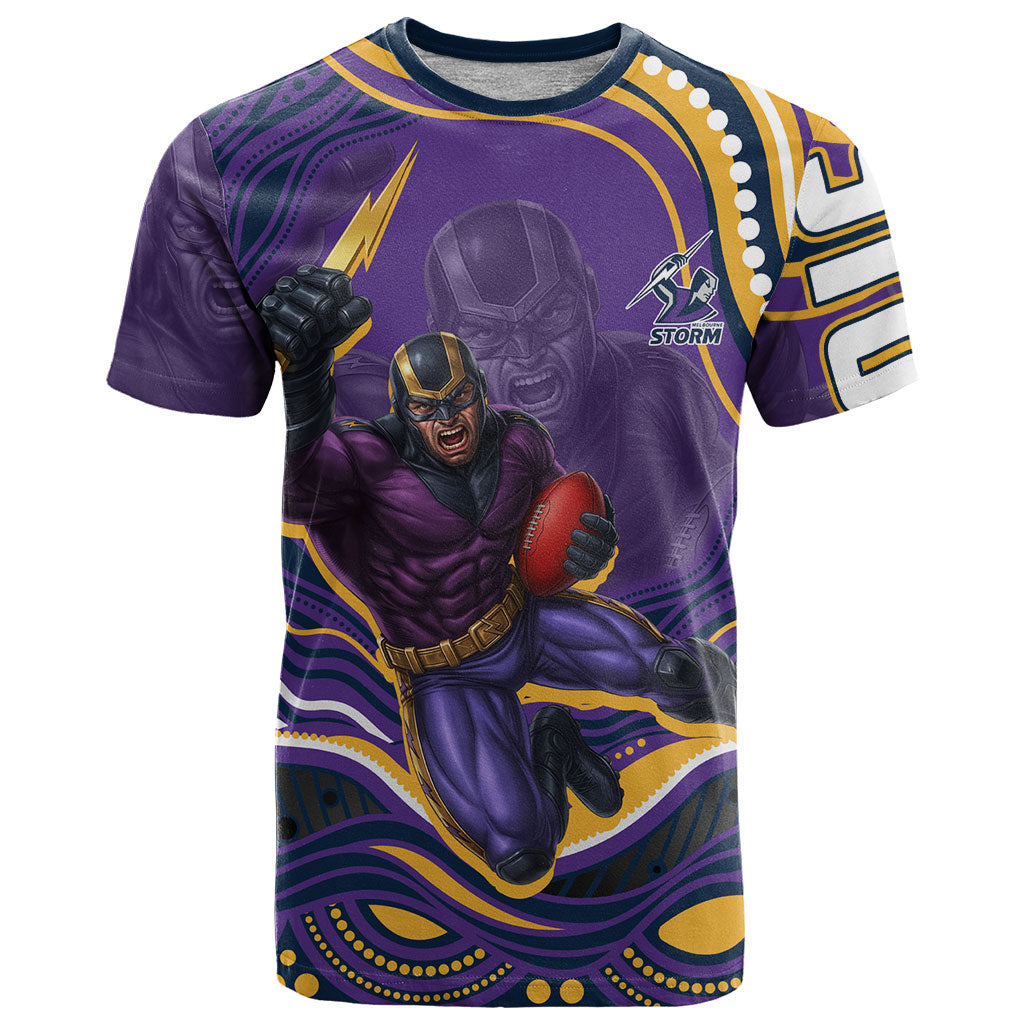 Personalized Gold Coast Titans T Shirt Aboriginal Dot Art - Dreamtime Rugby Mascot