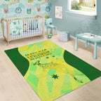 Matildas Australia Go Champions Area Rug Indigenous Dot Art Kangaroo Southern Cross Stars