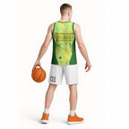 Matildas Australia Go Champions Basketball Jersey Indigenous Dot Art Kangaroo Southern Cross Stars