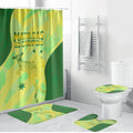 Matildas Australia Go Champions Bathroom Set Indigenous Dot Art Kangaroo Southern Cross Stars