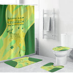 Matildas Australia Go Champions Bathroom Set Indigenous Dot Art Kangaroo Southern Cross Stars