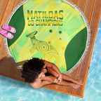 Matildas Australia Go Champions Beach Blanket Indigenous Dot Art Kangaroo Southern Cross Stars