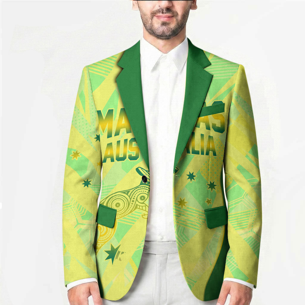 Matildas Australia Go Champions Blazer Indigenous Dot Art Kangaroo Southern Cross Stars