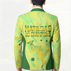 Matildas Australia Go Champions Blazer Indigenous Dot Art Kangaroo Southern Cross Stars