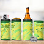 Matildas Australia Go Champions 4 in 1 Can Cooler Tumbler Indigenous Dot Art Kangaroo Southern Cross Stars