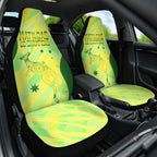 Matildas Australia Go Champions Car Seat Cover Indigenous Dot Art Kangaroo Southern Cross Stars