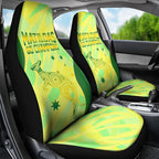 Matildas Australia Go Champions Car Seat Cover Indigenous Dot Art Kangaroo Southern Cross Stars