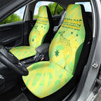 Matildas Australia Go Champions Car Seat Cover Indigenous Dot Art Kangaroo Southern Cross Stars