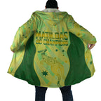 Matildas Australia Go Champions Cloak Indigenous Dot Art Kangaroo Southern Cross Stars