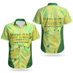 Matildas Australia Go Champions Couples Matching Off The Shoulder Long Sleeve Dress and Hawaiian Shirt Indigenous Dot Art Kangaroo Southern Cross Stars