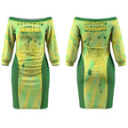 Matildas Australia Go Champions Couples Matching Off The Shoulder Long Sleeve Dress and Hawaiian Shirt Indigenous Dot Art Kangaroo Southern Cross Stars