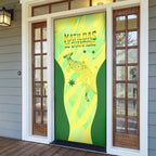 Matildas Australia Go Champions Door Cover Indigenous Dot Art Kangaroo Southern Cross Stars