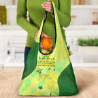 Matildas Australia Go Champions Grocery Bag Indigenous Dot Art Kangaroo Southern Cross Stars