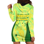 Matildas Australia Go Champions Hoodie Dress Indigenous Dot Art Kangaroo Southern Cross Stars