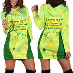 Matildas Australia Go Champions Hoodie Dress Indigenous Dot Art Kangaroo Southern Cross Stars