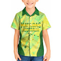 Matildas Australia Go Champions Kid Hawaiian Shirt Indigenous Dot Art Kangaroo Southern Cross Stars