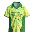 Matildas Australia Go Champions Kid Hawaiian Shirt Indigenous Dot Art Kangaroo Southern Cross Stars