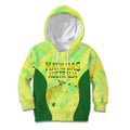 Matildas Australia Go Champions Kid Hoodie Indigenous Dot Art Kangaroo Southern Cross Stars