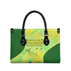 Matildas Australia Go Champions Leather Bag Indigenous Dot Art Kangaroo Southern Cross Stars