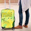 Matildas Australia Go Champions Luggage Cover Indigenous Dot Art Kangaroo Southern Cross Stars