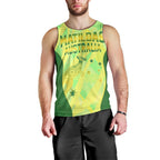 Matildas Australia Go Champions Men Tank Top Indigenous Dot Art Kangaroo Southern Cross Stars