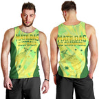 Matildas Australia Go Champions Men Tank Top Indigenous Dot Art Kangaroo Southern Cross Stars