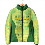 Matildas Australia Go Champions Padded Jacket Indigenous Dot Art Kangaroo Southern Cross Stars