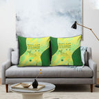 Matildas Australia Go Champions Pillow Cover Indigenous Dot Art Kangaroo Southern Cross Stars