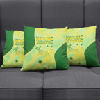 Matildas Australia Go Champions Pillow Cover Indigenous Dot Art Kangaroo Southern Cross Stars