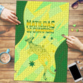 Matildas Australia Go Champions Puzzle Indigenous Dot Art Kangaroo Southern Cross Stars