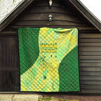 Matildas Australia Go Champions Quilt Indigenous Dot Art Kangaroo Southern Cross Stars