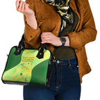 Matildas Australia Go Champions Shoulder Handbag Indigenous Dot Art Kangaroo Southern Cross Stars
