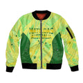 Matildas Australia Go Champions Sleeve Zip Bomber Jacket Indigenous Dot Art Kangaroo Southern Cross Stars