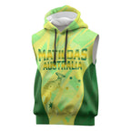 Matildas Australia Go Champions Sleeveless Hoodie Indigenous Dot Art Kangaroo Southern Cross Stars