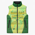 Matildas Australia Go Champions Sleeveless Puffer Jacket Indigenous Dot Art Kangaroo Southern Cross Stars