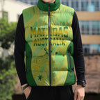 Matildas Australia Go Champions Sleeveless Puffer Jacket Indigenous Dot Art Kangaroo Southern Cross Stars