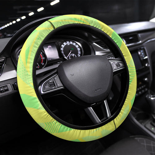 Matildas Australia Go Champions Steering Wheel Cover Indigenous Dot Art Kangaroo Southern Cross Stars