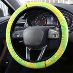 Matildas Australia Go Champions Steering Wheel Cover Indigenous Dot Art Kangaroo Southern Cross Stars