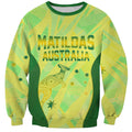 Matildas Australia Go Champions Sweatshirt Indigenous Dot Art Kangaroo Southern Cross Stars