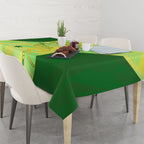 Matildas Australia Go Champions Tablecloth Indigenous Dot Art Kangaroo Southern Cross Stars