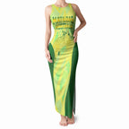 Matildas Australia Go Champions Tank Maxi Dress Indigenous Dot Art Kangaroo Southern Cross Stars