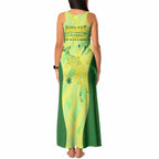Matildas Australia Go Champions Tank Maxi Dress Indigenous Dot Art Kangaroo Southern Cross Stars